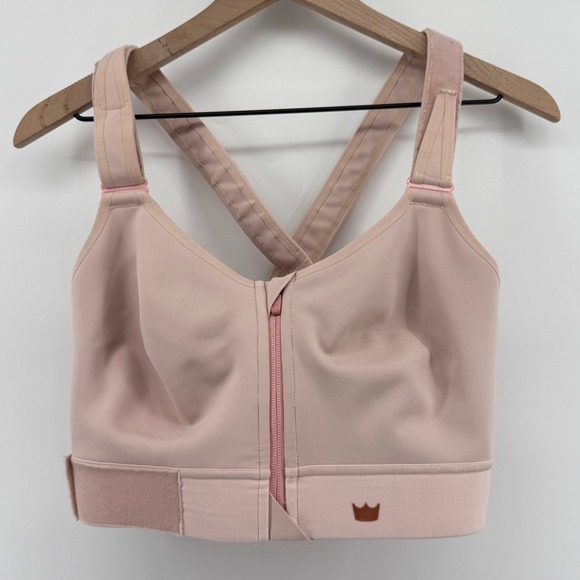 SHEFIT Other - Shefit Flex Sports Bra Front Close Pink 3Luxe 3XL Medium Impact Hook Loop Straps